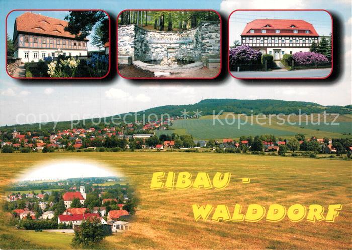 Walddorf Eibau Faktorenhof Spreequelle am Kottmar Umgebindehaus Kirche