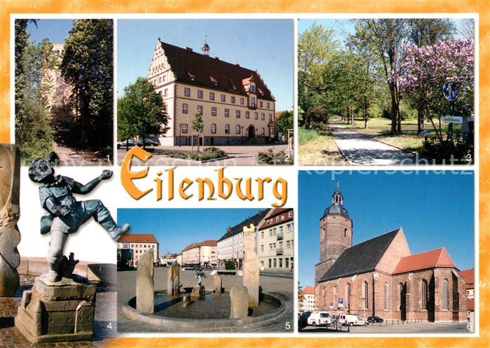 Eilenburg Sorbenturm Rathaus Wallgrabenanlage Burg Heinzelmaennchen Brunnen Niko
