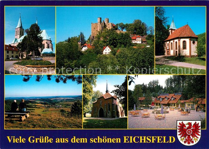 Eichsfeld Duderstadt Dom Burg Hanstein Wallfartskirche Klueschen Dieteroeder Kli