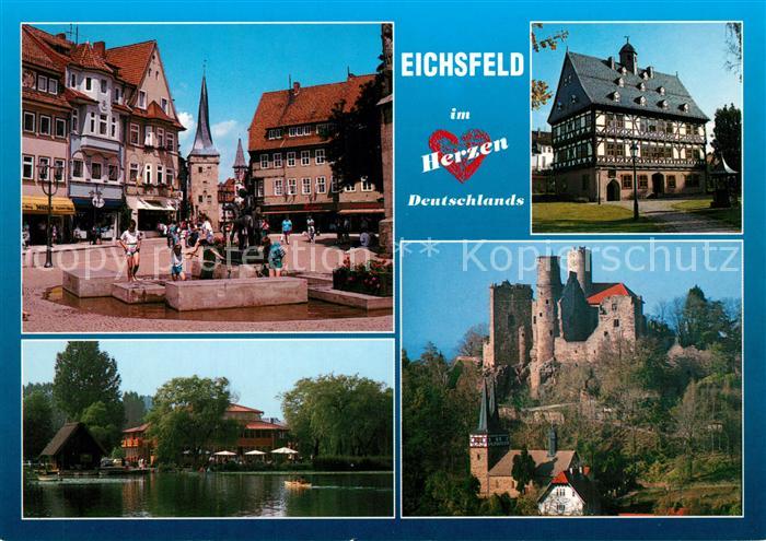 Eichsfeld Duderstadt Marktplatz Seeburger See Gieboldehausen Burg Hanstein