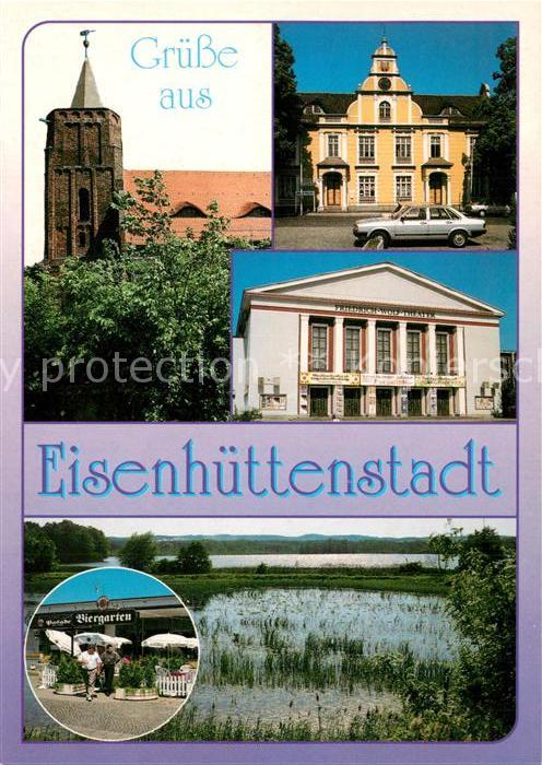 Eisenhuettenstadt Ev Stadtkirche Rathaus Friedrich Wolf Theater Kl Politzer See