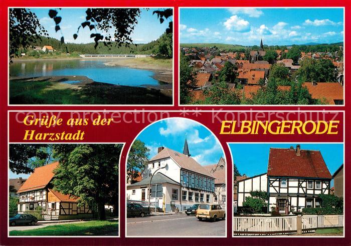 Elbingerode Harz Stausee Panorama Teilansichten