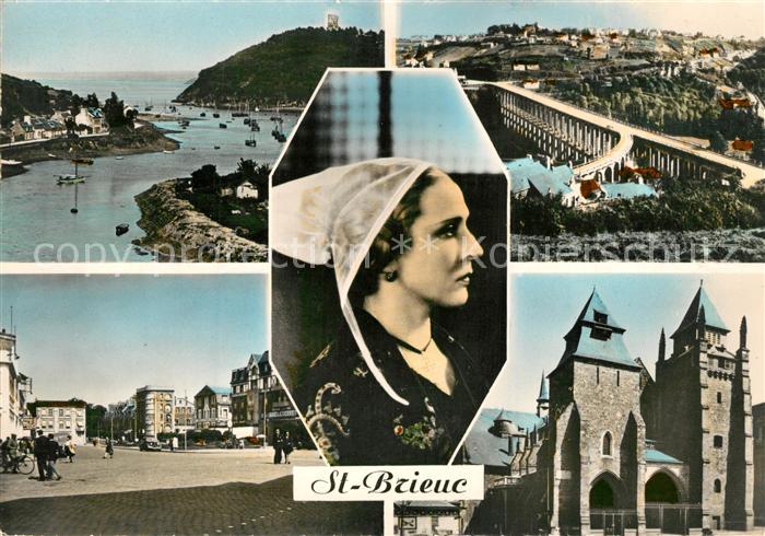 Saint-Brieuc Cotes-d Armor Sous la Tour Entree du Port Viaduc de Souzain Place D