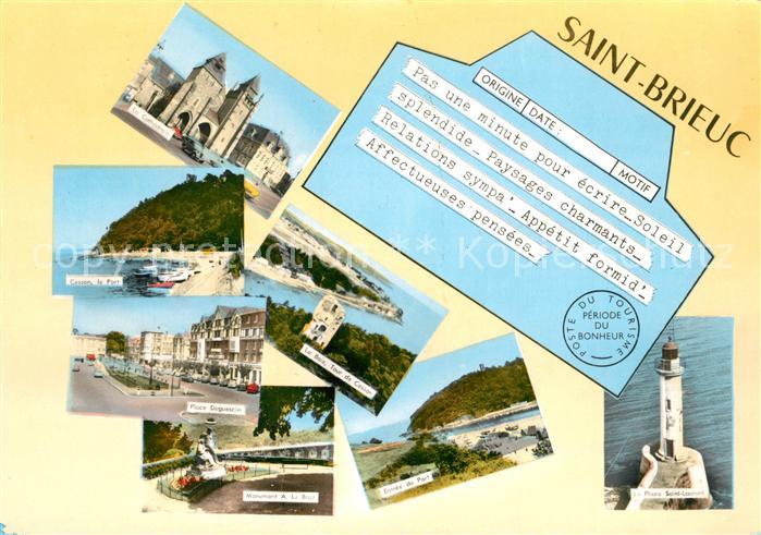 Saint-Brieuc Cotes-d Armor La Cathedrale Cesson le Port Place Dugueselin Monumen