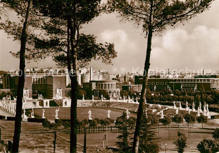 Roma Rom Foro Mussolini Veduta generale dello Stadio del Marmi e dell Accademia