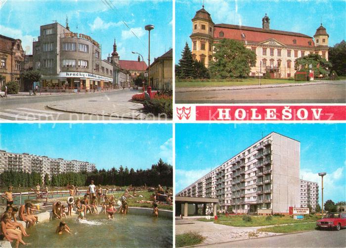 Holesov Okres Kromeriz Stred mesa Zamek Koupaliste Nova vystavba