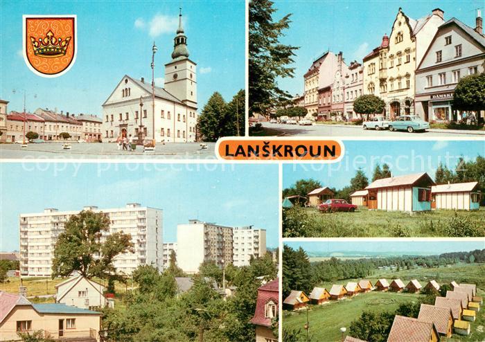 Lanskroun Namesti Nova vystavba Rekreacni stredisko Olsanskych papiren Pionyrsky