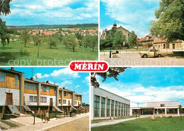 Merin Celkovy pohled Stred abce Nova vystavba Zakladni devitileta ikola