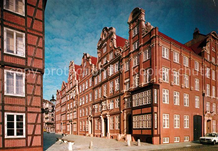 Hamburg Alt Hamburger Buergerhaeuser in der Peterstrasse Wohnstift der Carl Toep