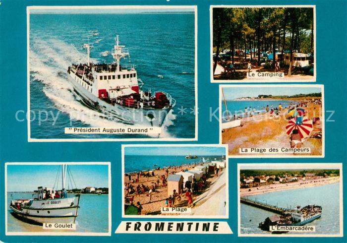 Fromentine MS President Auguste Durand Le Camping La Plage des Campeurs Le Goule
