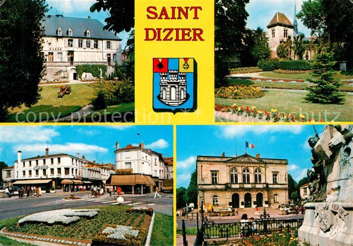 Saint-Dizier Haute-Marne Le muse Les jardins du Jard La place Aristide Briand Ho