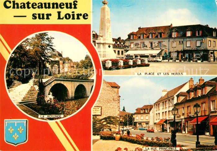 Chateauneuf-sur-Loire La Rotonde La Place et les Hotels Rue P