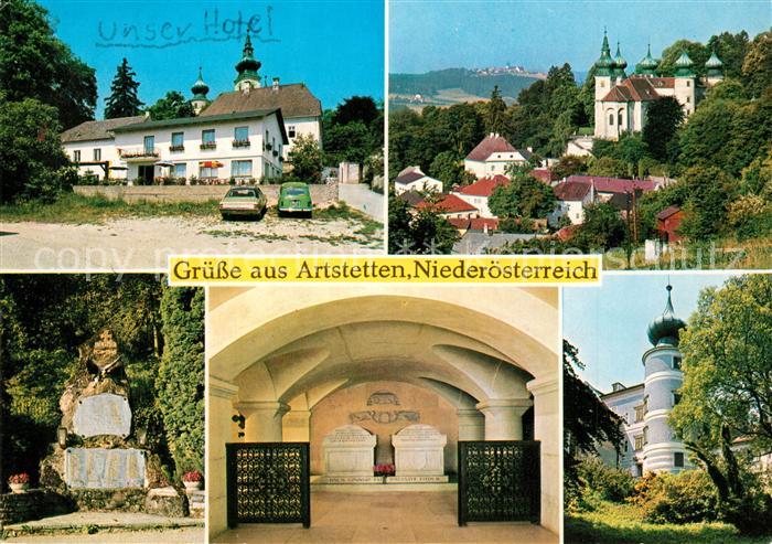 Artstetten-Poebring Schloss Pension Maria Taferl Kriegerdenkmal Grabmal Franz Fe