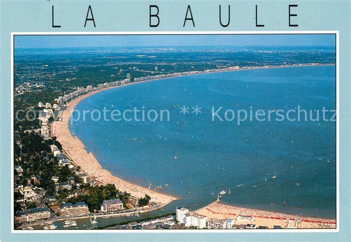 La Baule sur Mer Vue generale aerienne de la baie