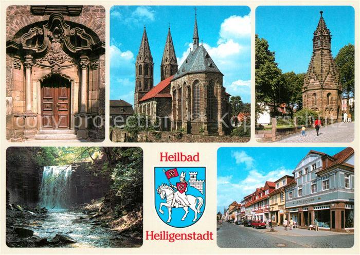 Bad Heiligenstein Jesuitenkolleg Portal St Marien Kirche St Annen Kapelle Wasser