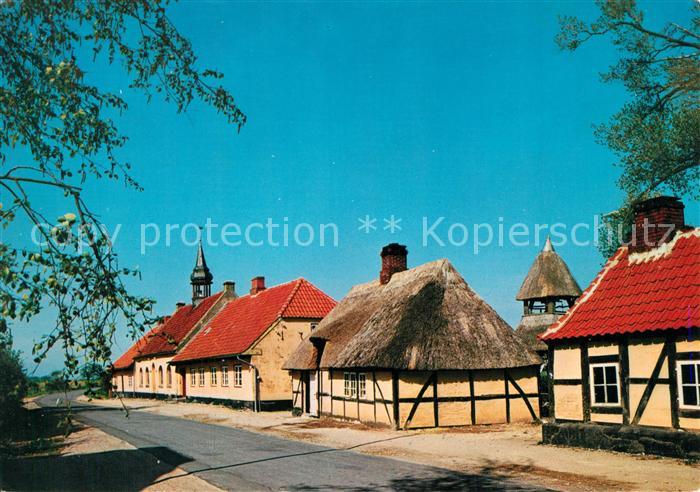 Alt Damp Strassenpartie Alte Haeuser Fachwerkhaeuser