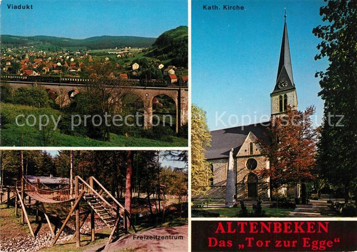 Altenbeken Tor zur Egge Viadukt Freizeitzentrum Kirche