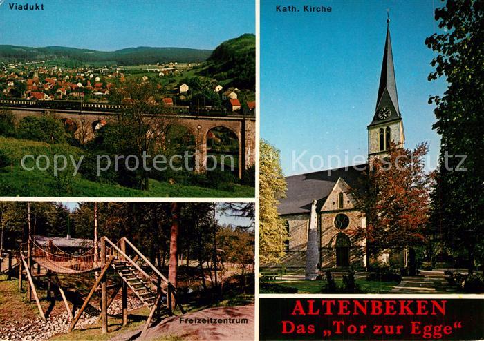 Altenbeken Tor zur Egge Katholische Kirche Viadukt Freizeitzentrum