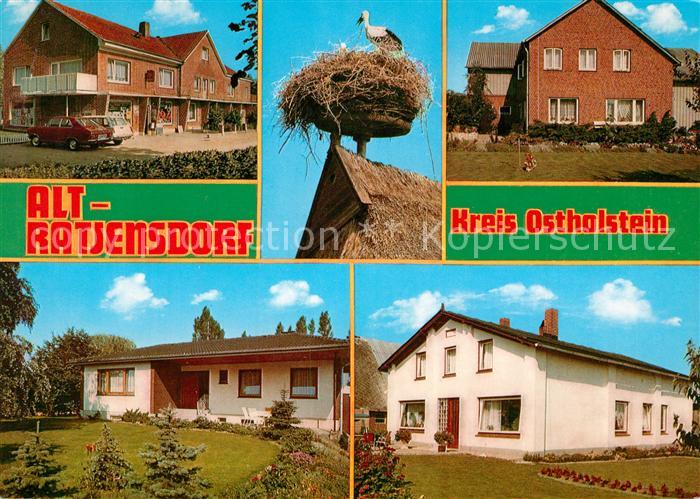 Altratjensdorf Ladengeschaeft Storchennest Wohnhaeuser