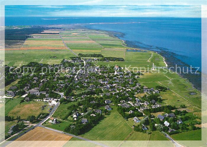 Amrum Nordseeinsel Fliegeraufnahme