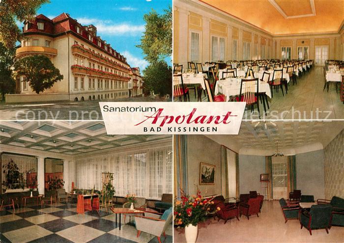 Bad Kissingen Sanatorium Speisesaal Innenansichten