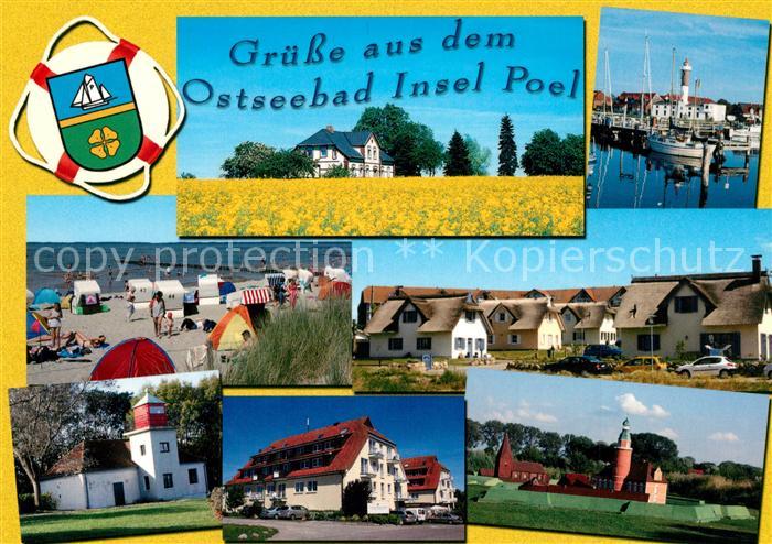 Insel Poel Einhusen Timmendorf Rapsfelder Strand Schwarzer Busch Leuchtfeuer Gol