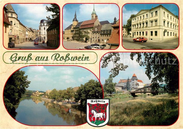 Rosswein Dresdner Strasse Rathaus Tuchmacherhaus Markt Hotel Stadt Leipzig Freib