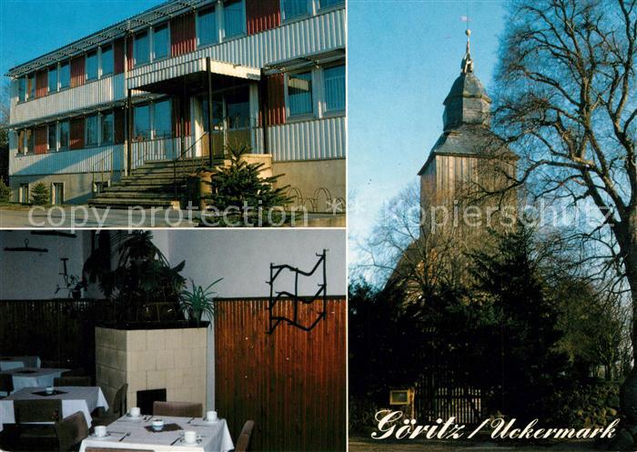 Goeritz Uckermark Hotel Garni Clubgaststaette Dorfkirche