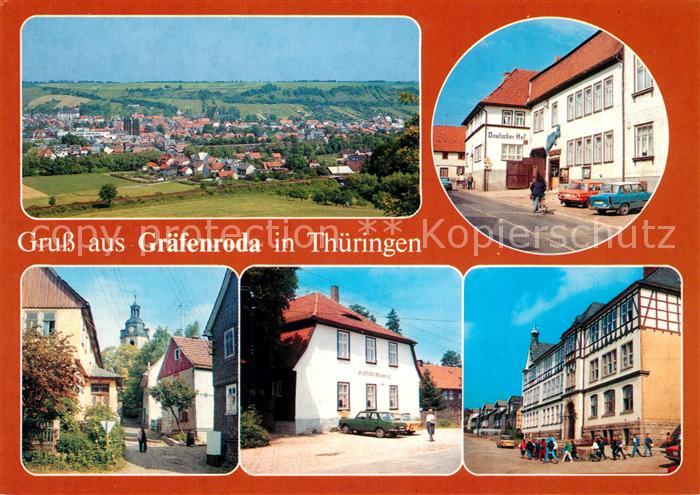 Graefenroda Panorama Ortsmotive Innenstadt Hotel Restaurant Gasse