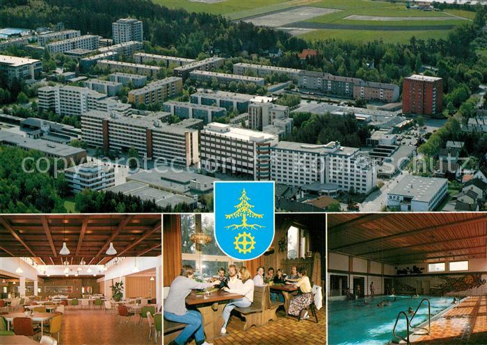 Waldkraiburg BFZ Peters Berufsbildungszentrum Fliegeraufnahme Restaurant Gaststa