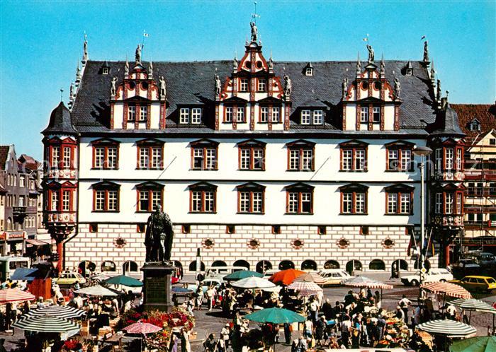 Coburg Stadthaus Marktplatz Denkmal