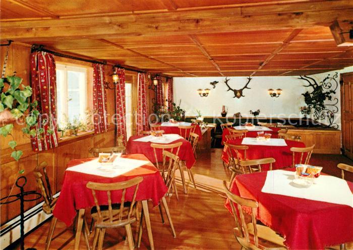 Tiefenbach Oberstdorf Berggasthof Rohrmoos Gastraum