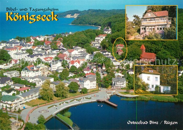 Binz Ruegen Bibel- und Tagunsheim Koenigseck Fliegeraufnahme
