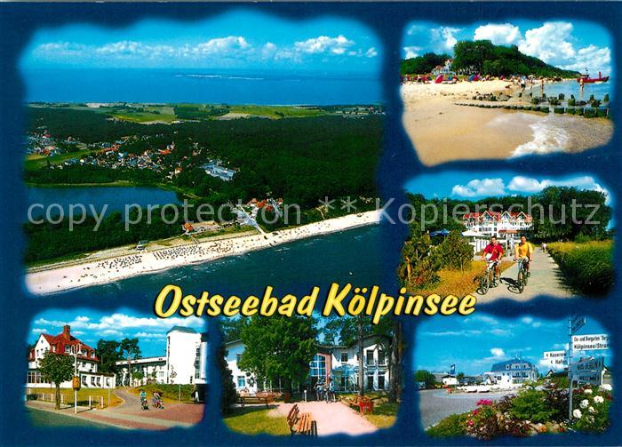 Koelpinsee Usedom Strand Fahrradtour Promenade Kurhotels Fliegeraufnahme