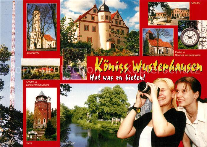 Koenigs-Wusterhausen Kirche Schloss Bahnhof Turm Nottekanal Uhr