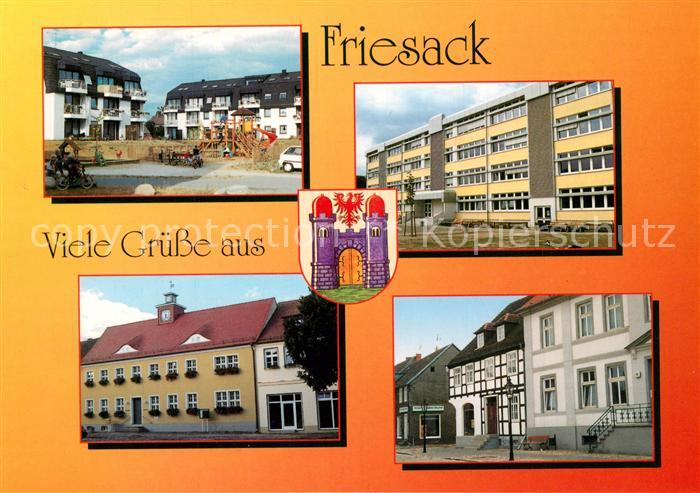 Friesack Sozialer Wohnungsbau Schule Rathaus Markt Museum