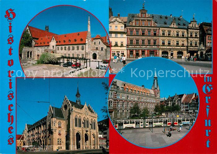 Erfurt Augustinerkloster Haus Zum Breiten Herd Gildehaus Fischmarkt Rathaus Ange