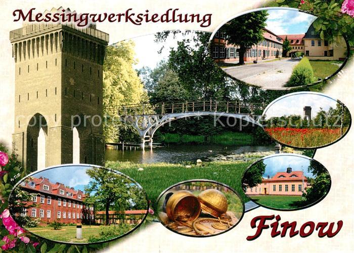 Finow Eberswalde Messingwerksiedlung Wasserturm Bruecke