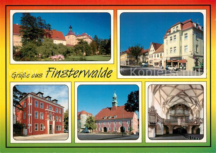 Finsterwalde Schloss Berliner Strasse Gutenberghaus Rathaus Kirche Orgel