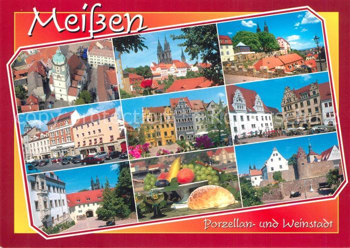 Meissen Elbe Sachsen Frauenkirche Albrechtsburg Dom Burgberg Kleinmarkt Marktpla