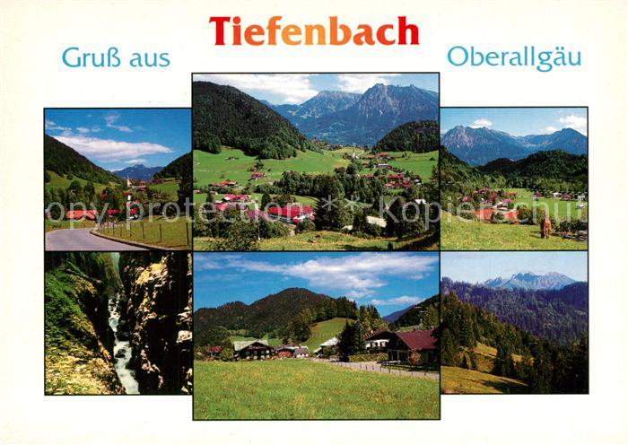 Tiefenbach Oberstdorf Landschaftspanorama Alpen Breitachklamm Schlucht