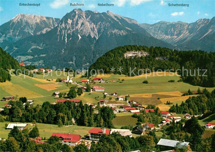 Tiefenbach Oberstdorf Panorama Allgaeuer Alpen