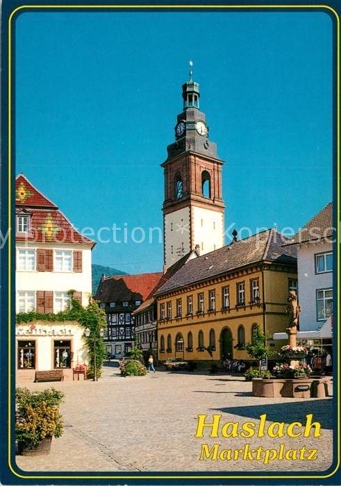 Haslach Kinzigtal Marktplatz Brunnen Kirche