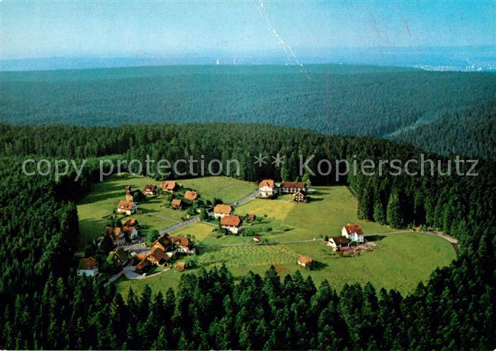 Zwieselberg Freudenstadt Luftkurort Wintersportplatz Schwarzwald Fliegeraufnahme