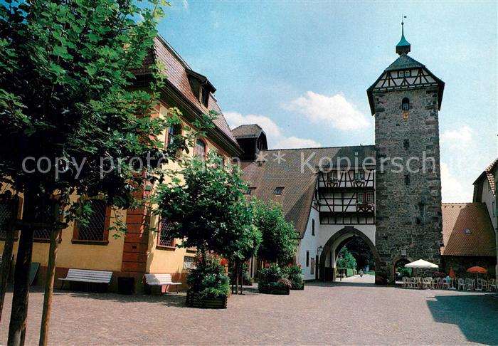 Zell Harmersbach Marktplatz Torbogen Turm