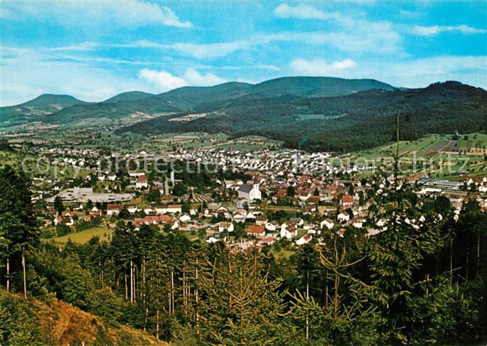Zell Harmersbach Panorama Schwarzwald