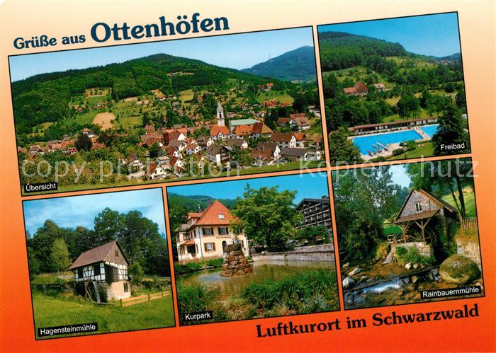 Ottenhoefen Schwarzwald Panorama Freibad Rainbauernmuehle Kurpark Hagensteinmueh