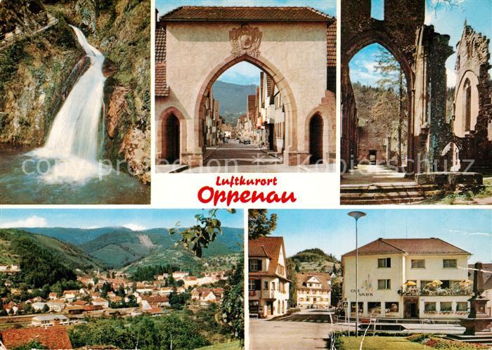 Oppenau Panorama Renchtal Wasserfall Torbogen Ruine Cafe Restaurant