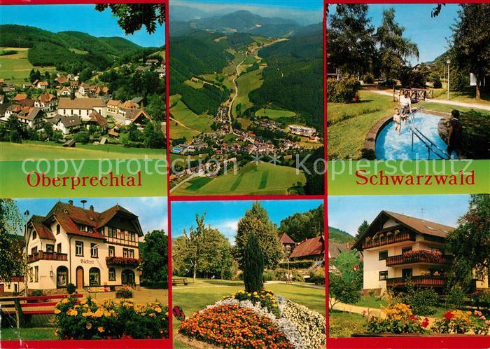 Oberprechtal Panorama Erholungsort im Schwarzwald Wassertreten Park Hotel Pensio