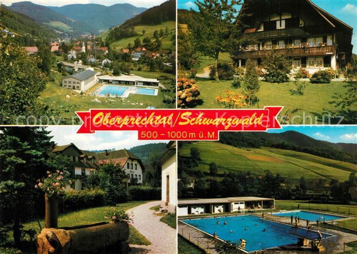 Oberprechtal Panorama Schwarzwaldhaus Freibad Holzbrunnen